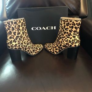 Coach Booties. New with box never worn.